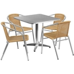 Комплект мебели LFT-3099A-T3125-60x60 Silver 4Pcs (иск.ротанг) Комплект мебели LFT-3099A-T3125-60x60 Silver 4Pcs (иск.ротанг)