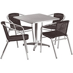 Комплект мебели LFT-3099B-T3125-60x60 Silver 4Pcs (иск.ротанг) Комплект мебели LFT-3099B-T3125-60x60 Silver 4Pcs (иск.ротанг)