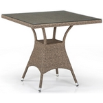 Плетеный стол из искусственного ротанга T197BT-W56 Light Brown Плетеный стол из искусственного ротанга T197BT-W56 Light Brown
