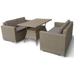 Комплект мебели Лион (T198B-S52B-W56 Light Brown) иск.ротанг Комплект мебели Лион (T198B-S52B-W56 Light Brown) иск.ротанг