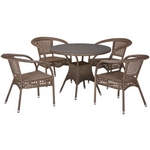 Набор плетеной мебели Джонс T220CT-Y32-W56 Light Brown 4Pcs Набор плетеной мебели Джонс T220CT-Y32-W56 Light Brown 4Pcs