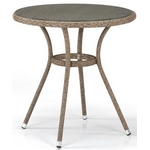 Плетеный стол из искусственного ротанга T282ANT-W56 Light Brown Плетеный стол из искусственного ротанга T282ANT-W56 Light Brown