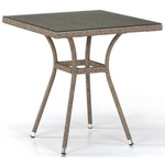 Плетеный стол из искусственного ротанга T282BNT-W56 Light Brown Плетеный стол из искусственного ротанга T282BNT-W56 Light Brown