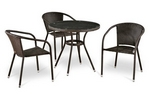 Комплект мебели Гладстон T283ANT/Y-137C3PCS-W51 (коричневый) Комплект мебели Гладстон T283ANT/Y-137C3PCS-W51 (коричневый)