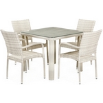 Комплект мебели из иск. ротанга Лейден T341A-Y376A-W85-90x90 Latte 4Pcs Комплект мебели из иск. ротанга Лейден T341A-Y376A-W85-90x90 Latte 4Pcs