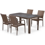 Комплект мебели из иск. ротанга Нарбон T51A-Y376-W773-150x85 Brown 4Pcs Комплект мебели из иск. ротанга Нарбон T51A-Y376-W773-150x85 Brown 4Pcs