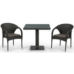 Комплект мебели Тестико (T605SWT-Y290W52-W53 Brown 2Pcs) иск.ротанг Комплект мебели Тестико (T605SWT-Y290W52-W53 Brown 2Pcs) иск.ротанг