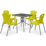 Набор мебели Парма TL80x80-XRF065BY-Yellow 4Pcs Набор мебели Парма TL80x80-XRF065BY-Yellow 4Pcs