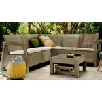 Комплект мебели Corfu Relax Set (Корфу Релакс Сет) капучино Комплект мебели Corfu Relax Set (Корфу Релакс Сет) капучино