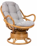 Кресло-качалка SWIVEL ROCKER с подушкой (из натурального ротанга) Кресло-качалка SWIVEL ROCKER с подушкой (из натурального ротанга)