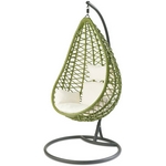 Плетеное подвесное кресло Aura Green (Аура) 41002-4 иск.ротанг Плетеное подвесное кресло Aura Green (Аура) 41002-4 иск.ротанг