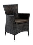 Кресло Wicker-1 1269 тёмно-коричневый иск.ротанг Кресло Wicker-1 1269 тёмно-коричневый иск.ротанг