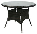 Стол Wicker 13323 иск.ротанг (тёмно-коричневый) Стол Wicker 13323 иск.ротанг (тёмно-коричневый)